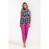 Studio Anneloes  ASH BONDED TROUSERS - NEW FUCHSIA