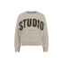 Studio Anneloes  Puck logo sweater - grey melange