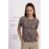 Studio Anneloes  Leopard travel Tee - latte/black