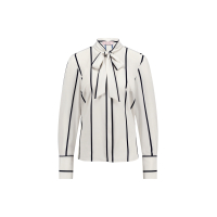 Studio Anneloes  Birdy bow blouse - kit/dark blue