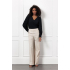 Studio Anneloes  Lexie pinstripe trousers - kit/black