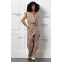 Studio Anneloes  Nancy cargo jumpsuit - latte