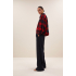 By-Bar sarah short red check blouse