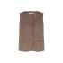 Studio Anneloes  Fie check gilet - caramel/latte