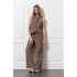 Studio Anneloes  Fie check gilet - caramel/latte