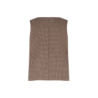 Studio Anneloes  Fie check gilet - caramel/latte