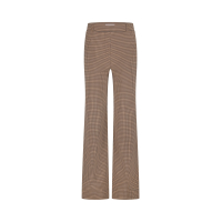 Studio Anneloes  Lexie check trousers - caramel/latte