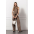 Studio Anneloes  Lexie check trousers - caramel/latte