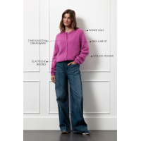 Studio Anneloes   Bibi mohair cardigan orchid