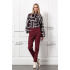 Studio Anneloes  Anne bonded trousers - bordeaux