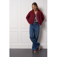 Studio Anneloes  Josephine structure jacket - bordeaux