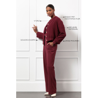 Studio Anneloes  Josephine structure jacket - bordeaux
