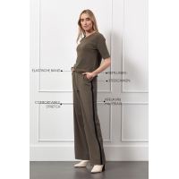 Studio Anneloes  Lexie bnd trainer trousers - new army