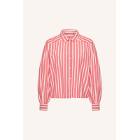 By-bar sarah short stripe blouse, red stripe