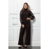 Studio Anneloes  Noortje faux leather top - espresso