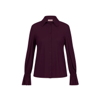 Studio Anneloes  Duna ruffle blouse - blackberry