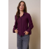 Studio Anneloes  Duna ruffle blouse - blackberry