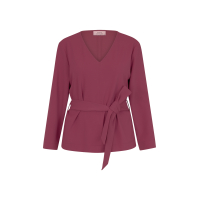 Studio Anneloes  Vesper twill top - vintage berry
