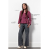 Studio Anneloes  Vesper twill top - vintage berry
