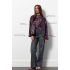 Studio Anneloes Vero faux leather jacket - blackberry