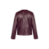 Studio Anneloes Vero faux leather jacket - blackberry