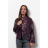 Studio Anneloes Vero faux leather jacket - blackberry