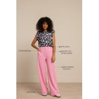 Studio Anneloes Luz twill trousers - pop pink
