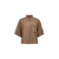 Studio Anneloes  Nellie waffle blouse - latte