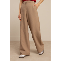 Studio Anneloes  Lexie waffle trousers - latte