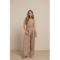 Studio Anneloes Georgie linen look blouse - latte