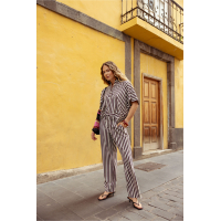Studio Anneloes  Grace stripe trousers - multi color