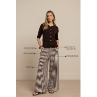 Studio Anneloes  Grace stripe trousers - multi color