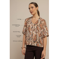 Studio Anneloes  Madison feather top - multi color