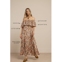 Studio Anneloes  Froukje feather dress - multi color