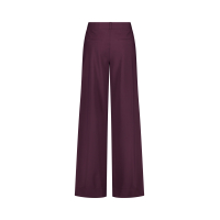 Studio Anneloes Lexie bonded trousers aubergine
