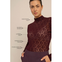 Studio Anneloes  Reagan lace col top