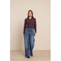 Studio Anneloes Poppy blouse aubergine