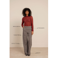 Studio Anneloes  Lexie tweed look trousers