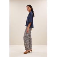 By-bar owen viscose blouse, winter blue