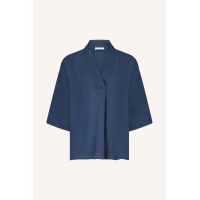 By-bar owen viscose blouse, winter blue