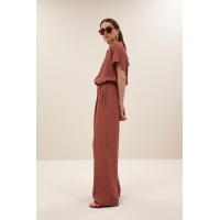 By-bar benji viscose pants, rustic sienna