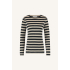 By-Bar basic ls big stripe top, midnight