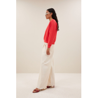 By-bar carrie sweater, poppy red