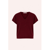 By-bar sil v-neck pullover