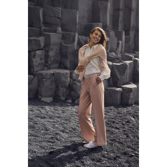 Nukus Jill Pants Suedine, dusty pink