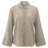 YAYA Printed boyfriend shirt, greyish brown dessin