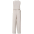 YAYA Woven sleeveless jumpsuit, milk brown