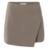 YAYA Woven mini skort, greyish brown