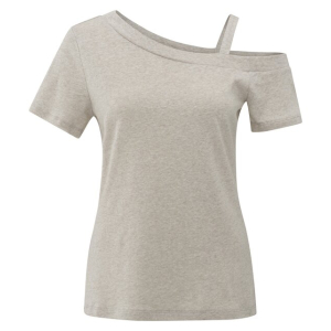 YAYA A-symmetric top, milk brown melange