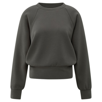 YAYA Heavy quality long sleeve t-shirt, off white